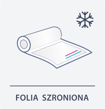 Folia szroniona - tył
