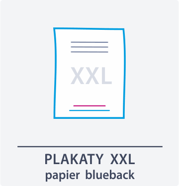 Plakaty XXL papier blueback