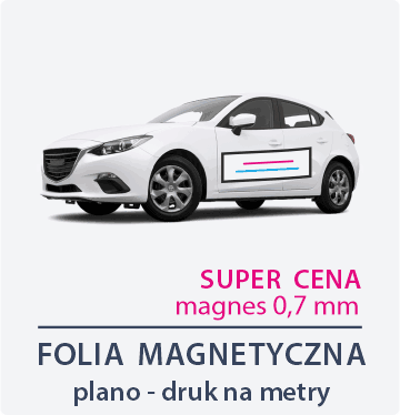folia magnetyczna PLANO 0,7mm DGprint.pl B