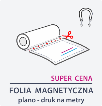 Folia magnetyczna - druk plano - ikona