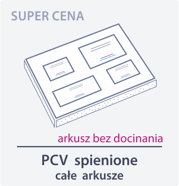 Płyty PCV całe arkusze - tył