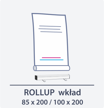 Roll-up wkład - tył