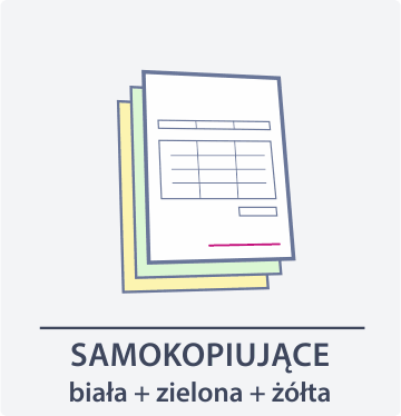 ikona samokopia biała + zielona + żółta Drukarnia DGprint