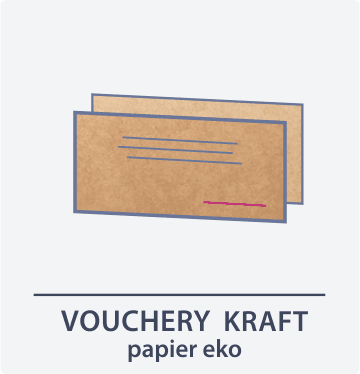 Vouchery kraft - tył