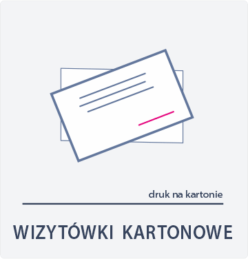 ikona wizytówki kartonowe Drukarnia DGprint.pl