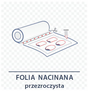 Folia nacinana przezroczysta