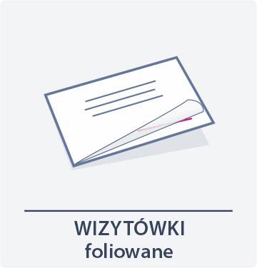 Wizytówki foliowane KAT - ikona