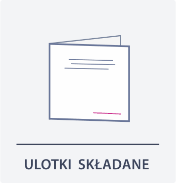 Ulotki składane KAT - tył