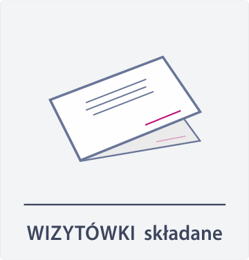 Wizytówki składane - ikona