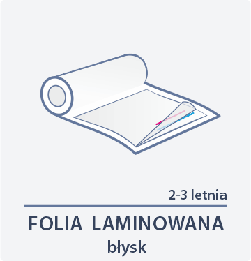 Folia laminowana błysk