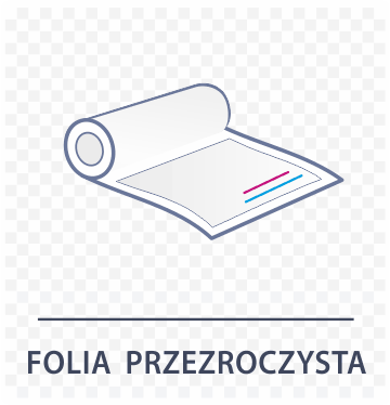 Folia przezroczysta - tył